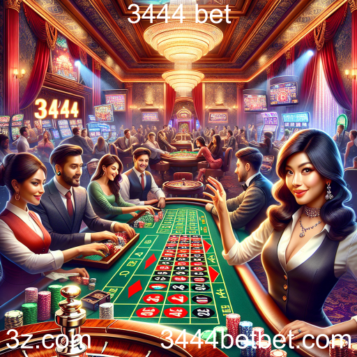 Experiência Imersiva do Casino Ao Vivo no 3444 Bet